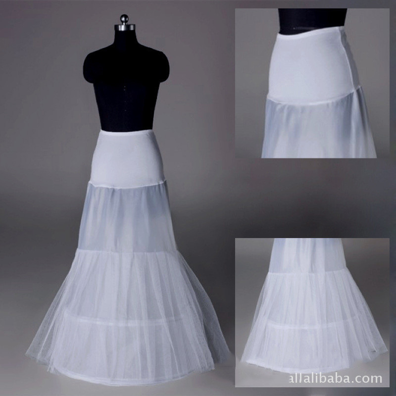 Wholesale foreign trade wedding dress Violent fishtail daily skirt Bride wedding dress black petticoat