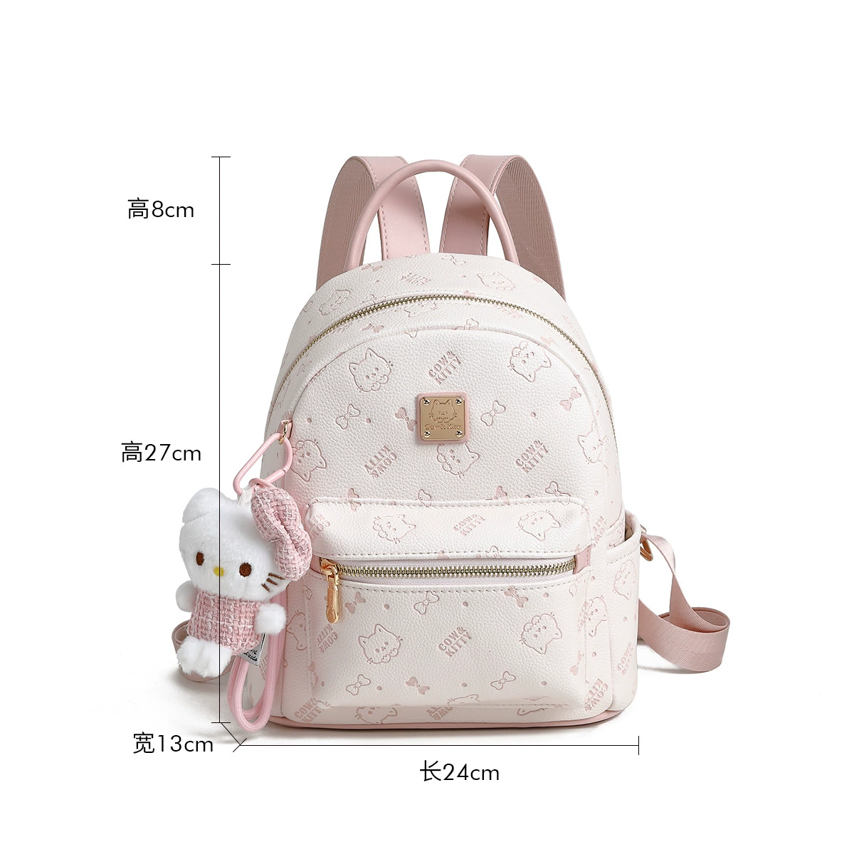 Hello Kitty, рюкзак, оригинальный вместительный дизайнерский сумка через плечо, для импорта, тренд сезона