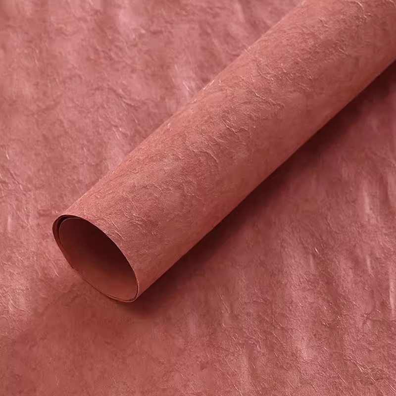 Papel de embalaje de flores teñidas de hierba amor eterno serie de paquetes de flores sólidas textura de papel Dongba floral papel de embalaje de flores
