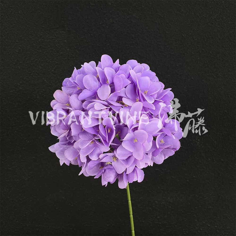 Flores artificiales moradas para decoración de bodas, arreglos de pasillo, techo, hotel, rosas, hortensias, decoración de suelo, arreglos florales, flores artificiales
