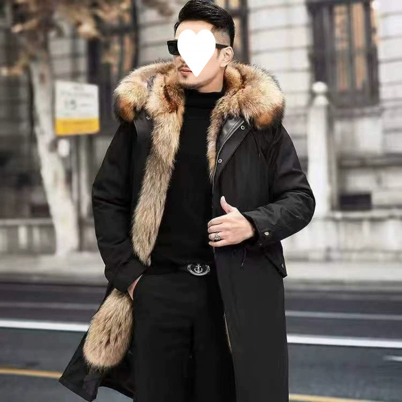 Demi-season removable jacket, for middle age, increased thickness