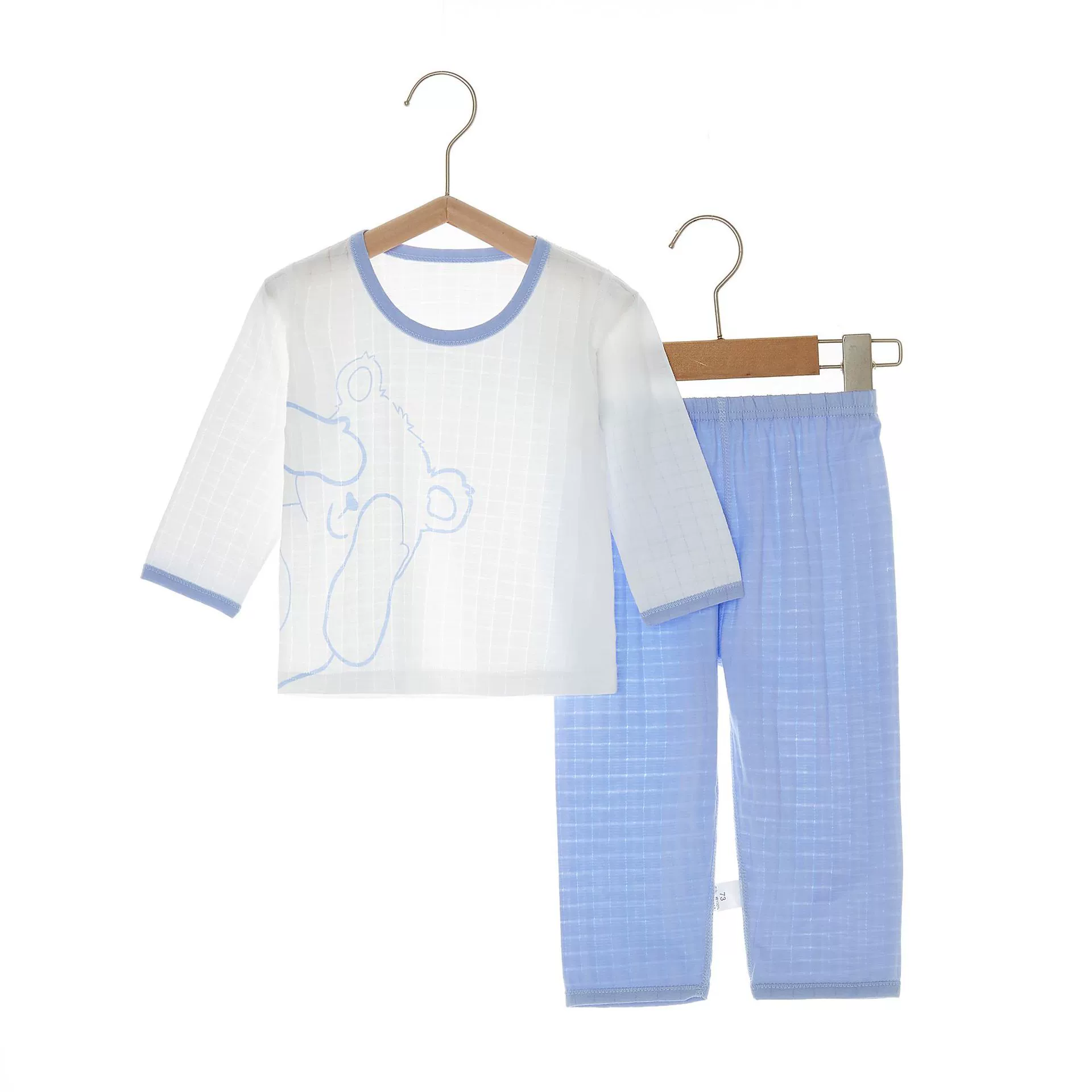 Cotton set, children's summer thin pijama for boys, children's clothing