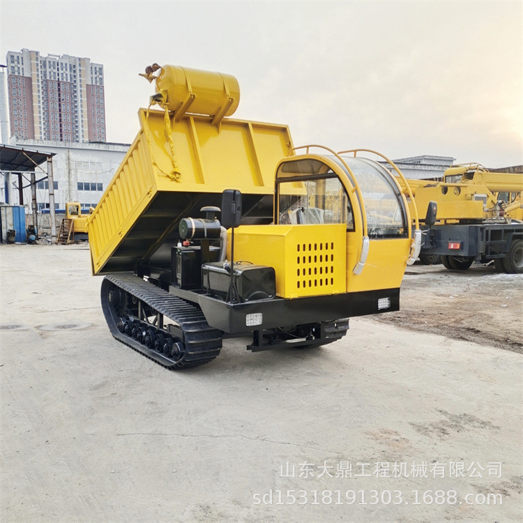 工程4缸大马力履带搬运车 1080桥8吨履带运输车 自卸履带爬山虎