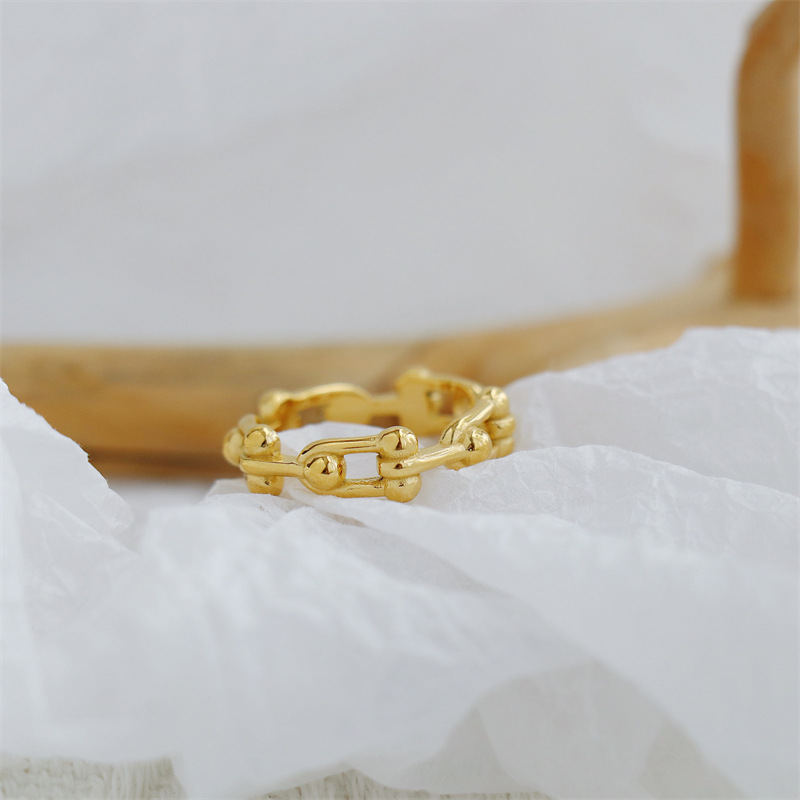 Holiday, Daily Occasion Titanium Steel Simple Style Classic Style Solid Color Rings