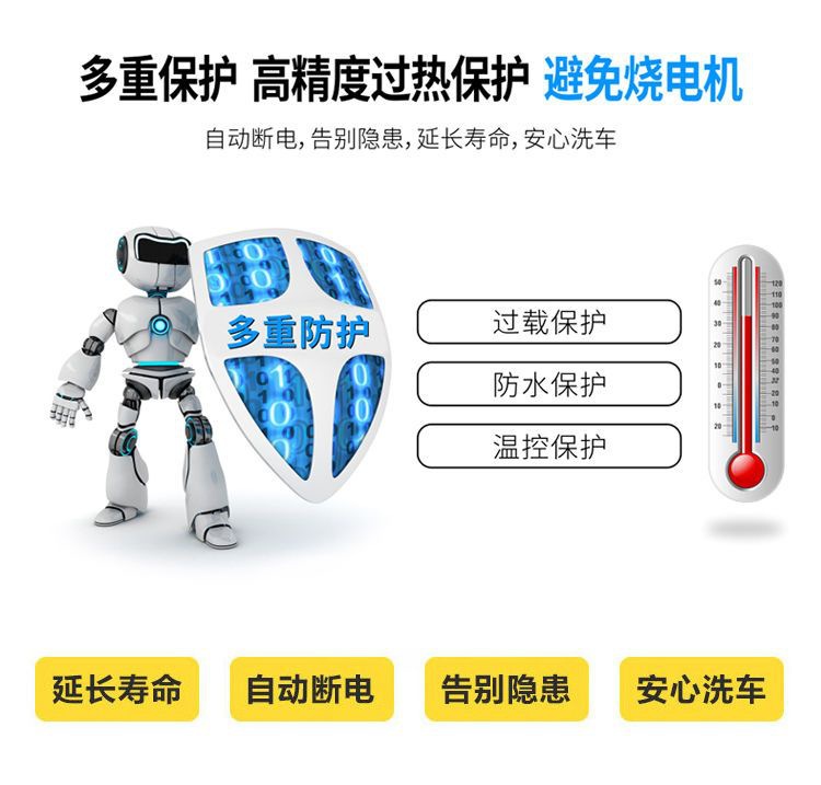 Car Washer Home High Pressure Powerful Cleaning Machine 220V Small Car Wash Pump