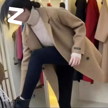 2025春秋外套女休闲双面毛呢外套小个子时尚休闲风双面高级感大衣