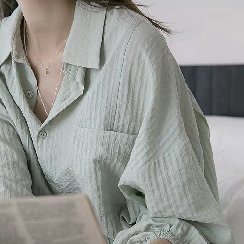 2023 Летний Новый Свободный Топ во французском стиле женский дизайнерский нишевый тонкий кардиган с защитой от солнца рубашка пальто