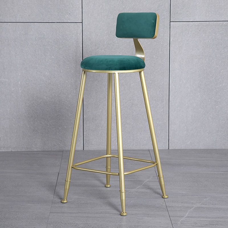 Bar Stool Iron Art Ins Home Golden Bar Stool Internet Celebrity High-Back Stool Bar Chair Cross-Border Factory Wholesale