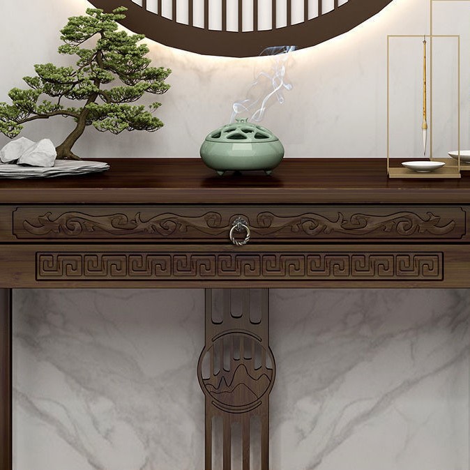 New Chinese-style offering table Buddha's table Feng Shui Hallway Fragrant Case Antique Strip Case offering table entry tribute table offering combination
