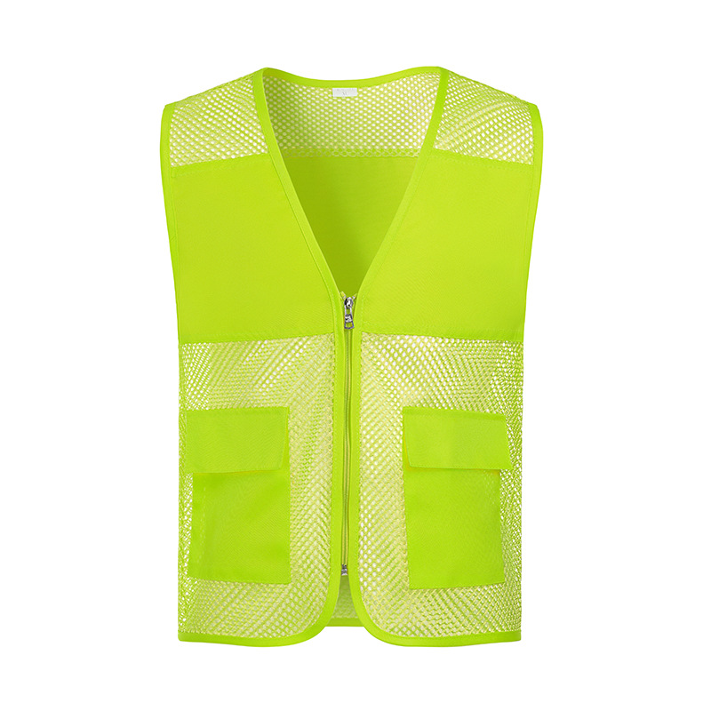 Nets de pesca transpirables voluntarios chaleco ropa de trabajo caballo clips impresión de malla publicidad voluntarios de bienestar público chaleco logotipo personalizado