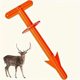 Hunters Specialties Hunter Ass Game dressing tool large animal anal cleaning hunting
