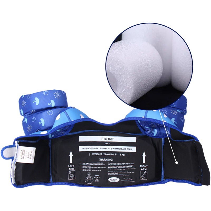 Fábrica nuevos niños ropa flotante manga de agua bebé natación playa piscina manga anillo inflable-Chaleco de flotabilidad de Dibujos Animados Gratis