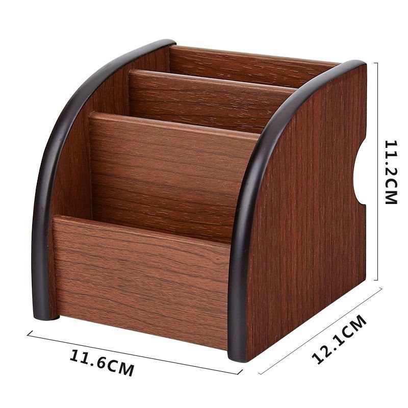 Huixing 1021 Multifunctional Wooden Pen Holder Storage Box Miscellaneous Box Office Furniture Home Desktop Huixing 1021 Multifunctional Wooden Pen Holder Storage Box Miscellaneous Box Office Furniture Home Desktop