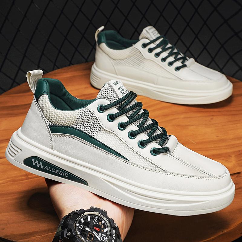 Verano nuevo estilo zapatos de malla casuales estudiantes pequeños zapatos blancos todos los partidos tendencia deportes zapatos de hombre estilo Hong Kong zapatos retro