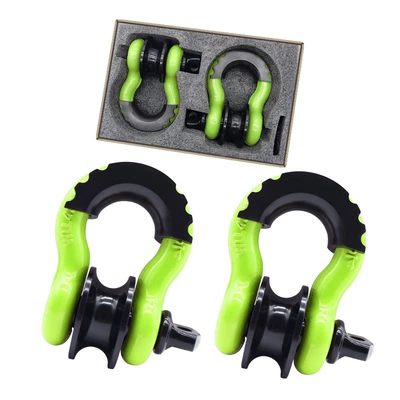 Other Car Modifications: pulley large shackle G209 - green-pack-of-two