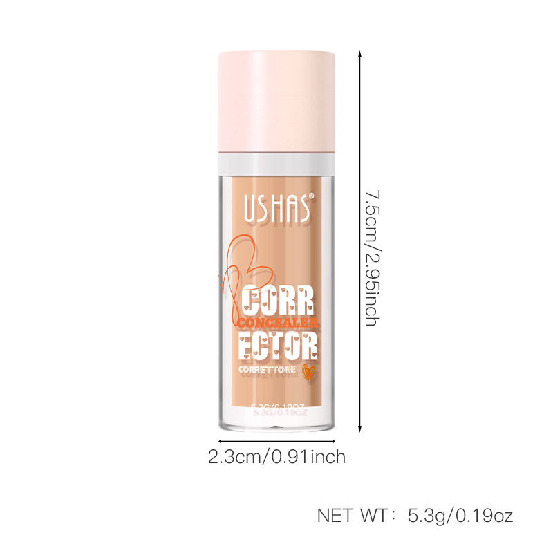 USHAS Transfronterizo Amazon Spot Hot Sale Natural Waterproof Durable No Quitar Maquillaje Concelador Base FS469