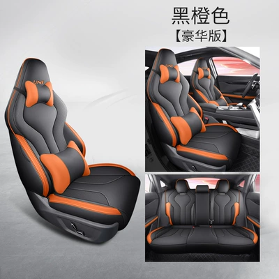 Modelə uyğun (Original) oturacaq örtükləri, univ Seat Cover Special Full - black-orange-deluxe-edition-univ-special-five-seater-fully-surrounded
