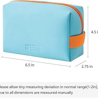 Bolsa de cosméticos de PU estilo coreano con LOGO personalizado, bolsa de aseo de mano estilo ins para mujer, bolsa de almacenamiento impermeable, bolsa de cosméticos portátil