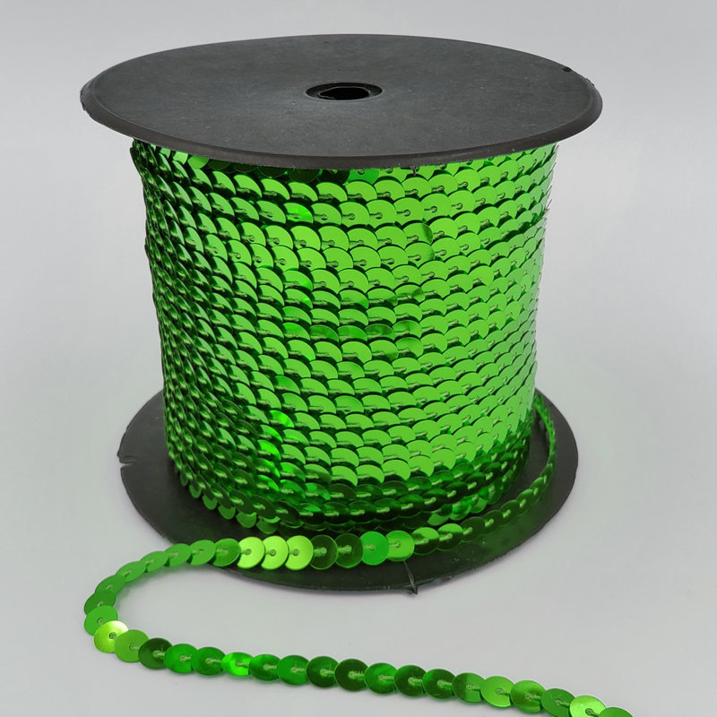 6mm 플랫 연결 피스(90m/롤) 녹색 3048
