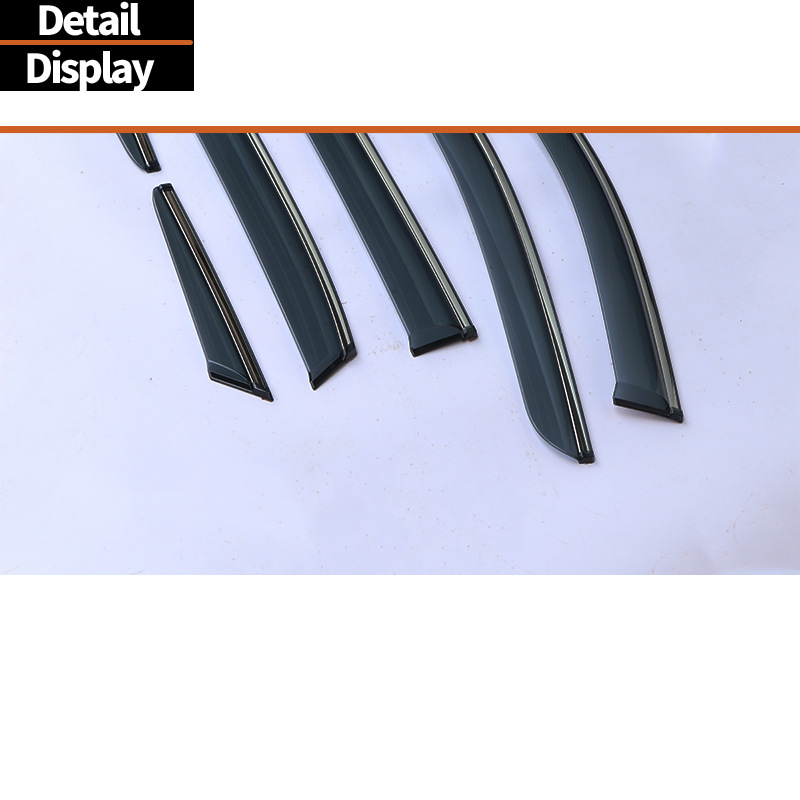 Suitable for Nissan Qashqai 2023 Rain and Rain for FOR NISSAN QASHQAI 6pcs Window visor