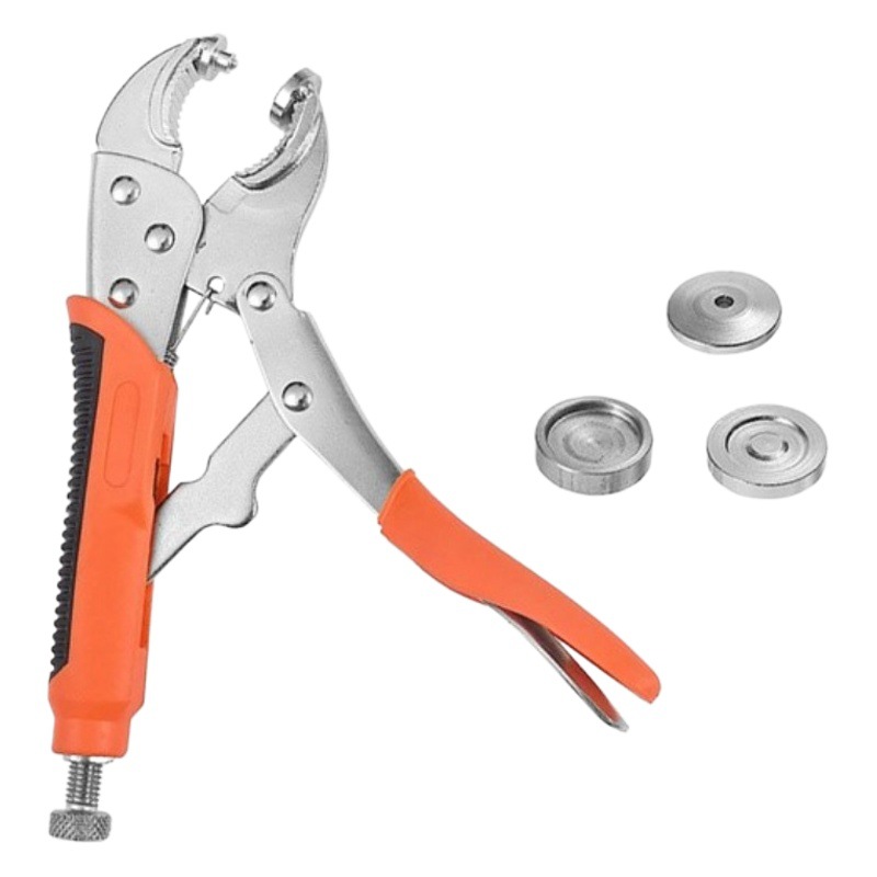 Alicates grandes pequeño manual de prensa multicolor grande hebilla blanca botón Botón accesorios de herramientas de instalación