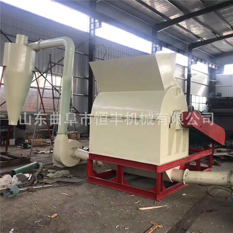 沙克龙多功能木头木材锤片式粉碎机园林树枝锯末木屑碎木机 除尘