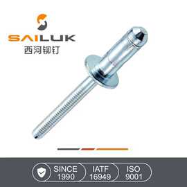 抽芯铆钉全铁海马乐克铆钉6.4碳钢高强度结构拉钉9.8单鼓铆钉