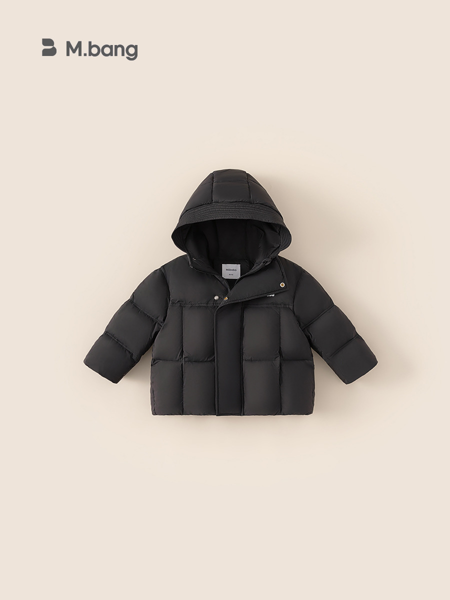 Yubao ropa para niños chaqueta de plumón bebé nueva ropa de invierno con chaqueta de niño con capuchón blanco