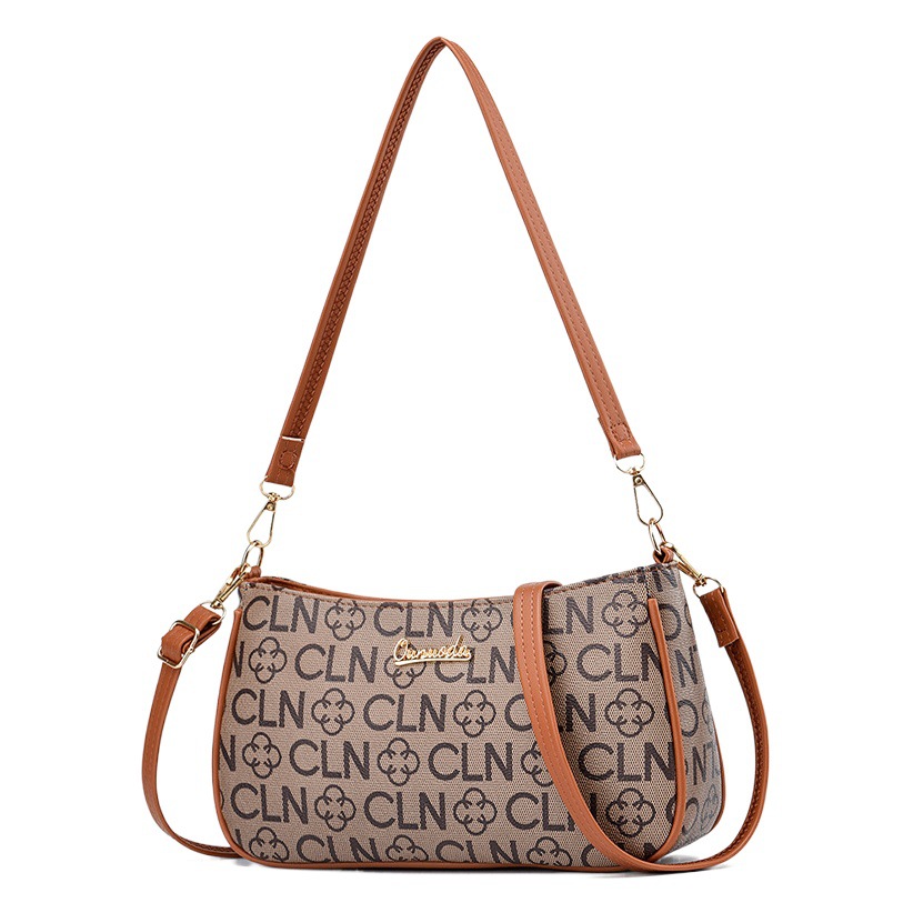 Bolsos, bolsos para las axilas, bolsos de hombro tipo bandolera para mujer, bolsos de mamá de moda, bolsos de mujer Guangzhou Onoda, simples y versátiles