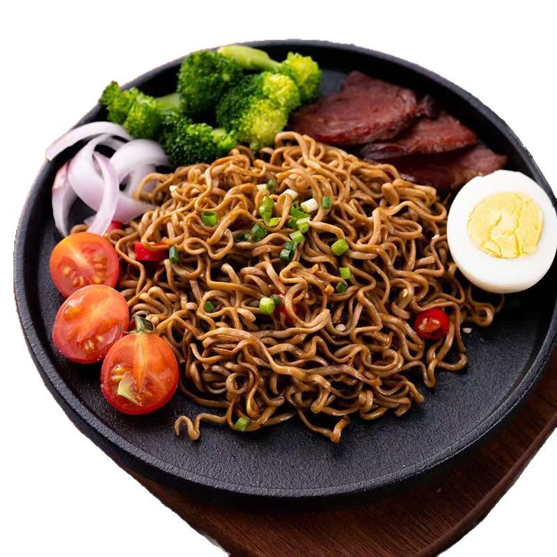 Lengka buckwheat instant noodles non-boiled non-fried mixed instant noodles seasoning substitute staple food coarse grain noodles whole box full belly