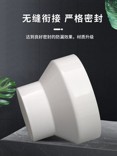 Pvc Reducer Fitting Exhaust Pipe Large to Small Reducer Direct Exhaust Pipe Smoke Pipe Reducer Converter