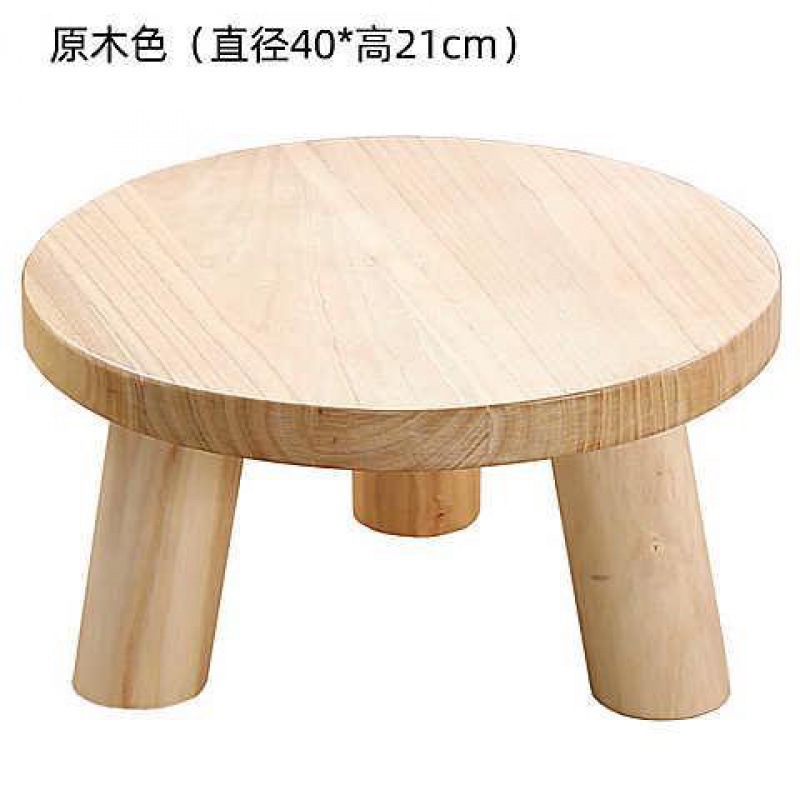 싱글소테이블 40*40*21 (로그컬러)