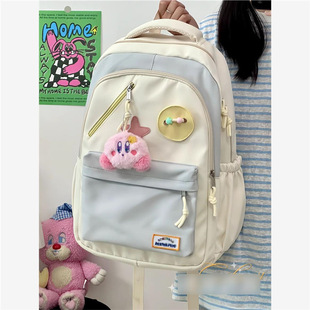 High-Capacity Japanese-Style Backpack for Middle and High School Girls, Stylish Laptop Backpack
