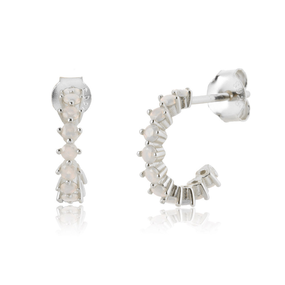 2g Weight 0.05µm-0.08µm Gold Plating Thickness Electroplating Gold Plating Process 925 Sterling Silver Ear Needle Material 18K Real Gold Plated, Platinum Plated Plating Material Zircon Inlay Material Ear Studs Classification 1 Pair Quantity Daily Occasion 925 Sterling Silver Material C Shape Pattern Women's Gender Simple Style, Classic Style Style Plating, Inlay Craft 1 Pair 925 Sterling Silver Zircon C Shape Ear Studs 5