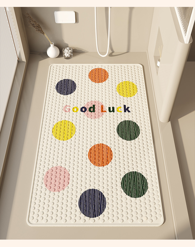 Bathroom Non-Slip Mat, Simple Household Shower Mat, Children's Bath Mat, Special for Water Play, Anti-Fall Bathroom Mat