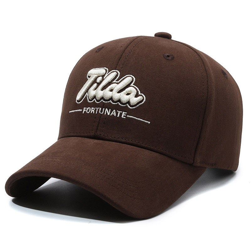 Baseball Cap Women Embroidered Letter Sunscreen Hat Versatile_voghion.com