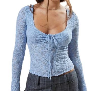 Осеннее Sexy кружевное основание для тела с длинным рукавом, Aliexpress, европейский стиль, шнурок