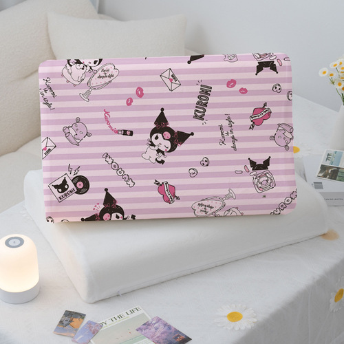 Kurorumi Melody Latex Pillow Case for Children Milk Fleece 30x50CM Single Pillow Case for Student Dormitory