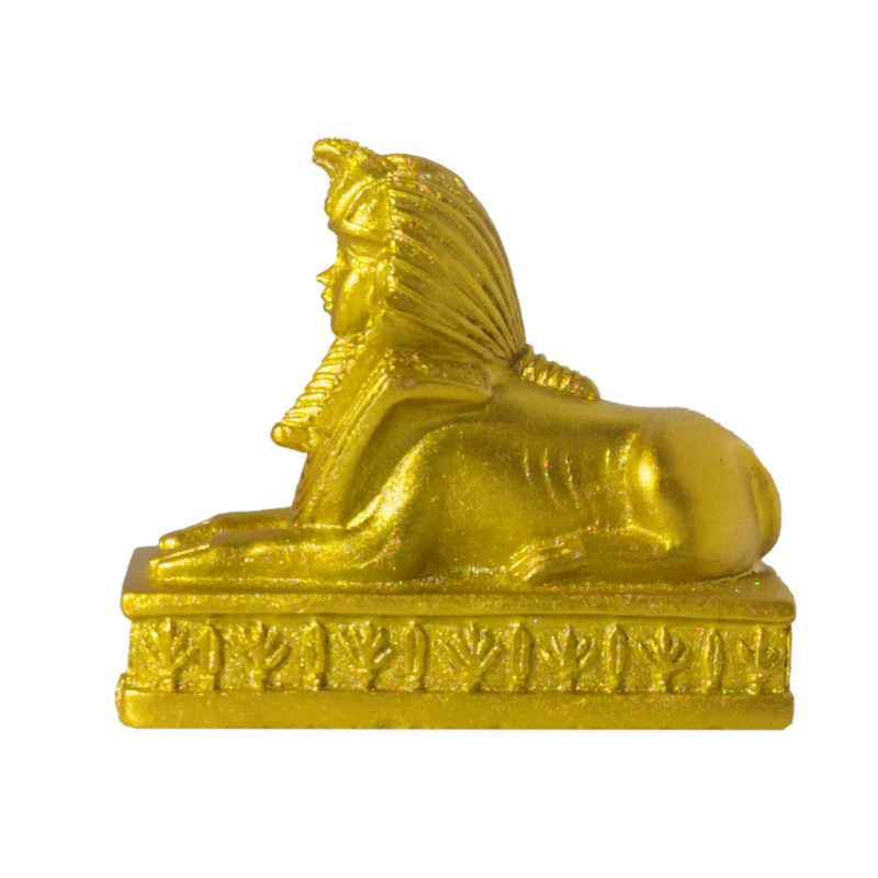 Cara humana estatua micro paisaje accesorios pecera paisaje decoración antiguo Egipto tableta resina figura León