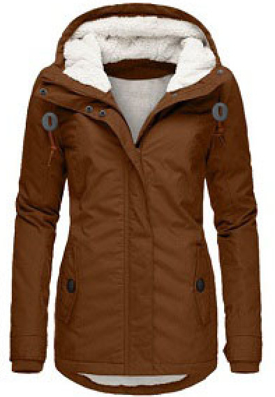 [al contado el mismo día] ropa de algodón transfronteriza europa, Estados unidos, otoño e invierno nuevas chaquetas de mujer, chaquetas de desplazamiento de media y larga duración más chaquetas de terciopelo image 18