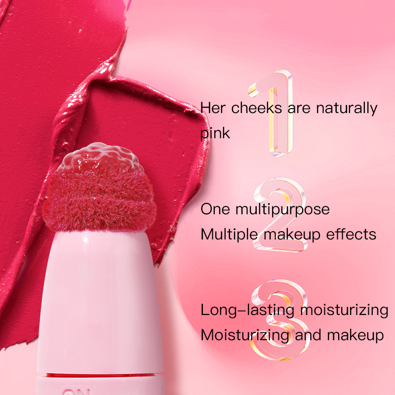 USHAS Europa y América Punto transfronterizo Esponja Cabeza Brillo de labios Taza impermeable y antiadherente Lápiz labial líquido hidratante FBC023 image 3