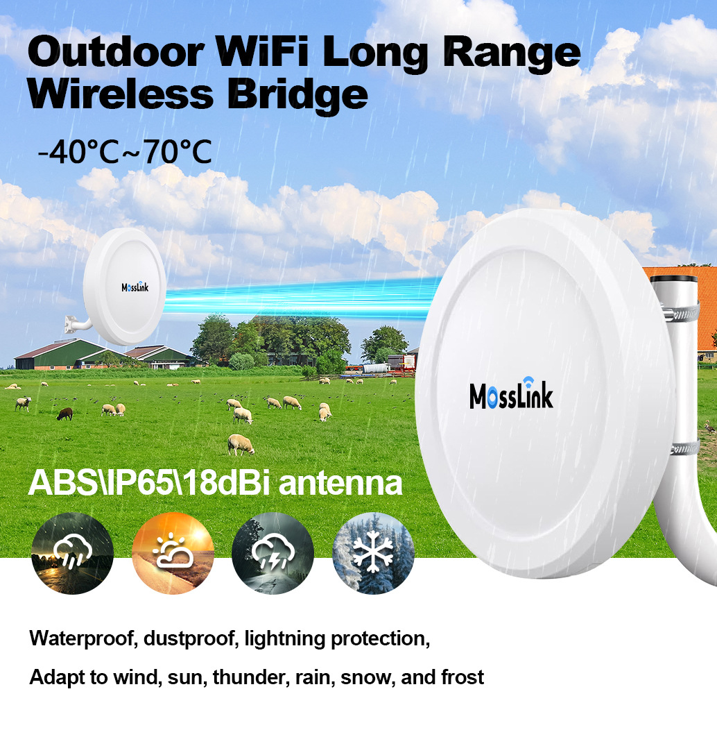 5.8G 5千米900Mps 点对多点无线网桥远程室外Cpe Wifi接入点