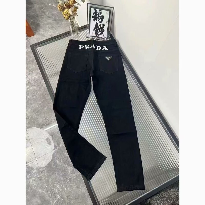 高品质欧货牛仔裤男春夏新款直筒修身微弹舒适男士休闲时尚长裤子|undefined