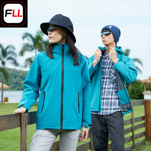 High-quality single-layer windbreaker outdoor sports jacket—professional-grade, waterproof, windproof, and warm—for spring and autumn, unisex