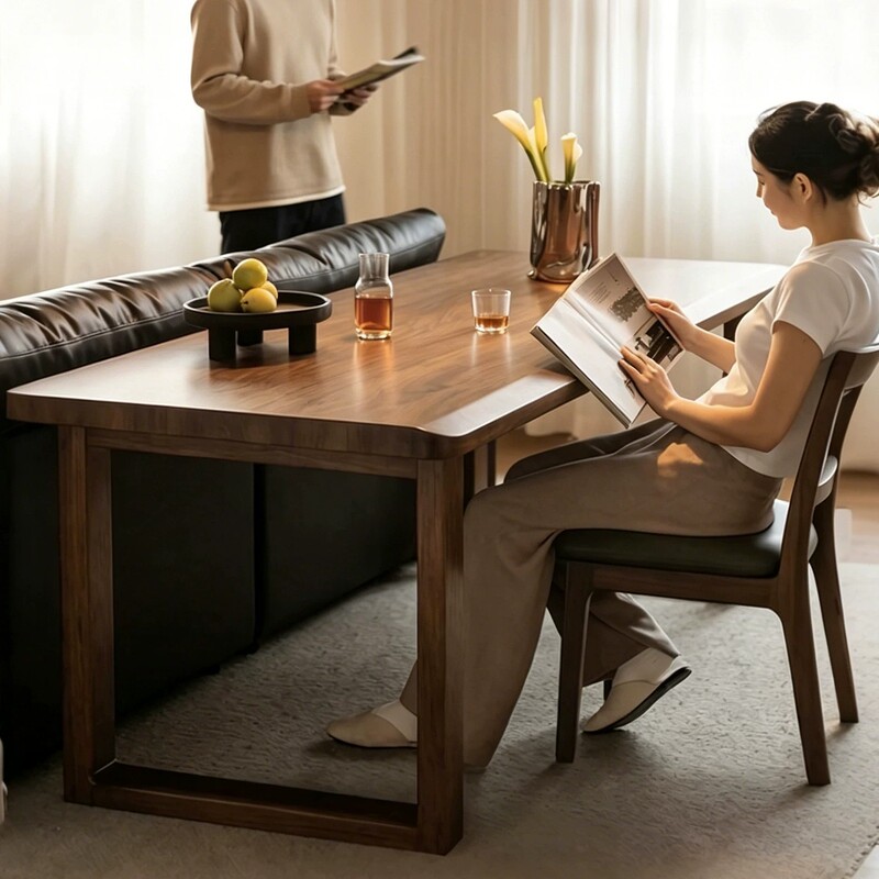 Solid wood large desk for home use, double-person desktop computer table, long office desk for bedroom, workbench, gaming table Solid wood large desk for home use, double-person desktop computer table, long office desk for bedroom, workbench, gaming table