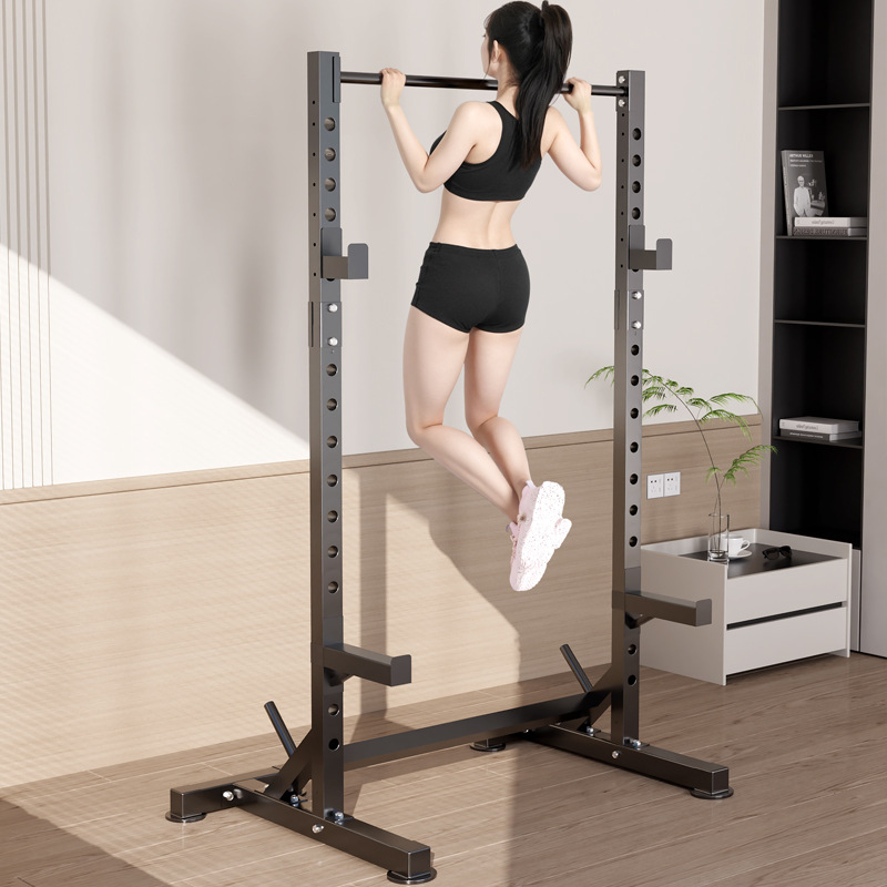 Pull-up entrenador multifuncional plataforma de levantamiento de pesas horizontal empuje marco barraca de cuclillas marco de levantamiento de pesas máquina de ejercicios