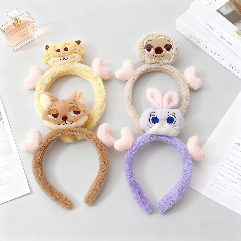 Zootopia Nick Rabbit Police Officer Headband Cute Garden Photo Headband Girly Heart Cute Hair Accessories Headband