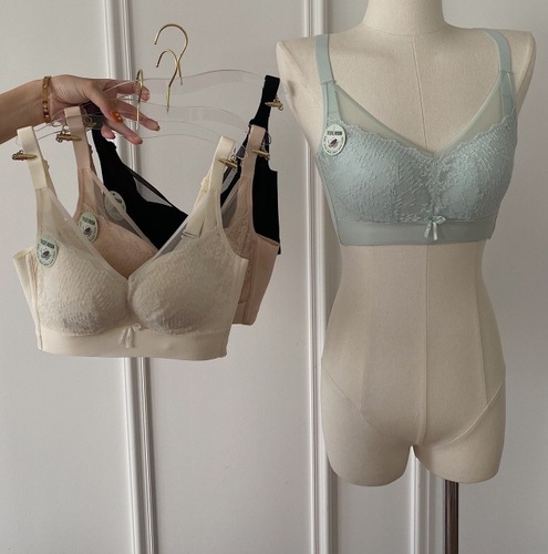 8011 Luxury Lace Adjustable Underwire Bra for Women, No Steel Cup, Soft Support, Anti-Sagging, U-Shape Bra Cup, Small Cup Push-Up