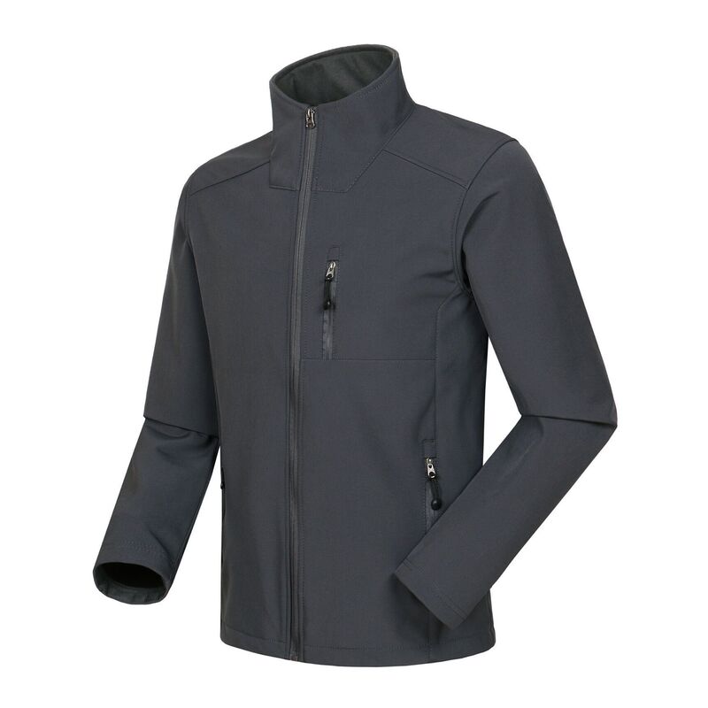 Outdoor Soft Shell Jacket Men's Windproof, Waterproof and Warm Single-layer Jacket Autumn and Winter Top Stand Collar Casual Jacket Outdoor Soft Shell Jacket Men's Windproof, Waterproof and Warm Single-layer Jacket Autumn and Winter Top Stand Collar Casual Jacket