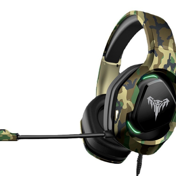 auriculares transfronterizos cool camuflaje auriculares auriculares cables PS4XBOX auriculares personalizados